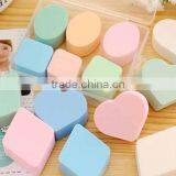 2016 New Factory Wholesale Round and Polygon Shape Latex-free Cosmetic Sponge Powder Puff thumbnail-3