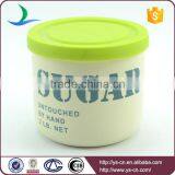 Small Round Decal Canister With Sugar Wholesale thumbnail-1