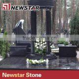 Newstar Black Galaxy Gravestone With Pillar thumbnail-6