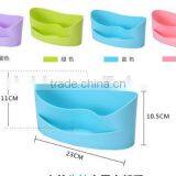 Cy271 Multi-Purpose PP Plastic Desktop Storage Box Case Pen Pencil Holder Plastic Cosmetics Make Up Office Desk Organizer thumbnail-3