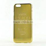 Luxury Electroplating PC Bullion Gold Phone Case For IPhone6 thumbnail-1