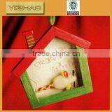 Antique Wooden Christmas Decorations House for Cars thumbnail-1