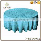 Luxury Polyester Taffeta Table Cloths for Round Tables
