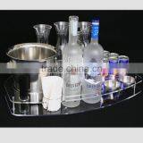 Custom Made Acrylic Glass Tray for Bar Service thumbnail-3