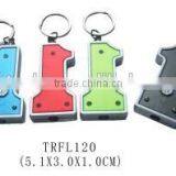 Promotional Number 1 Shape Led Keychain
