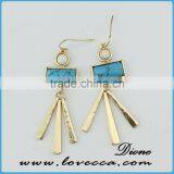 New Factory Direct Natural Stone Gemstone Turquoise Earring thumbnail-6