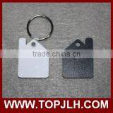 Fashion Sublimation MDF Keychain With Heart Shaped,blank DIY Keyring thumbnail-3