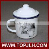 New Fashion Retro Style Enamel Cup Heated Coffee Mug thumbnail-2