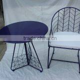 Garden furniture set table and two Chairs