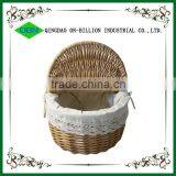 Cheap Empty Wicker Oval Picnic Basket thumbnail-4