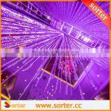 2017 Hot Sale Crystal Beads Wedding Mandap Backdrop thumbnail-2