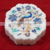 Indian Marble Inlay Box thumbnail-1