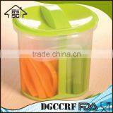 Food Grade Plastic Pickle Jar With Strainer, Clear Plastic Vegetable Storage Container for Pickle thumbnail-5