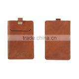 RFID Blocking Minimalist Front Pocket Wallet Wholesale Grain Leather Pull Tab Card Holder thumbnail-6