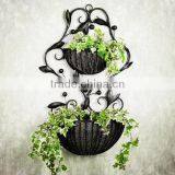 2016 Factory Custom Floor Flower Rack Balcony Metal Flower Pot Holder thumbnail-2