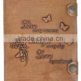 Handmade Vintage Embossed Inspirational Quote Leather Journal With Button thumbnail-1