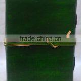 Handmade Vintage Bunch Of Leaf Embossed Leather Journal thumbnail-2