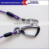 2m Purple Deluxe Tool Safety Rope With Twistlock Carabiner thumbnail-2