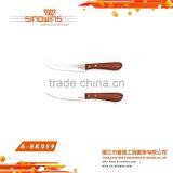 A-SK049 High Quality Stainless Steel Steak Knife Set With Wooden Handle thumbnail-5