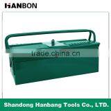 High Quality 19'' Double Layer Portable Metal Tool Box thumbnail-2
