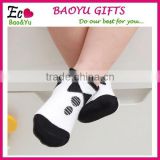 Lovely Baby Socks Cotton Material Black And White Socks Wholesale