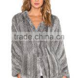 Winter High Quality Custom Rabbit Fur Coats Girls OEM Service thumbnail-1