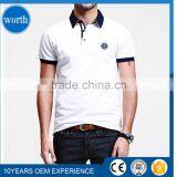 Custom Made Embroidery Logo Men High Quality Cotton Polo Shirt thumbnail-1