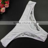 Stock Women Sey Fashion Diamond Ice Silk Underwear Women Transparent Taste Temptation t Pants Lace Low Waist Transparent Panties thumbnail-4