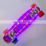 HSJ259 Factory Sales LED Skateboard Fish Board Customize Design for Kids and Adults thumbnail-1