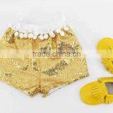 Baby Girl New Design Color Combination Shorts for Summer Plain Color Kids Shorts thumbnail-4