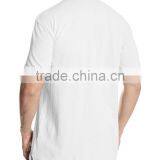Men White Short Sleeve Uniform Work Tshirt thumbnail-2