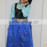 DRESS ELSA ANNA PRINCESS DRESS KIDS COSTUME PARTY FANCY SNOW QUEEN L thumbnail-1