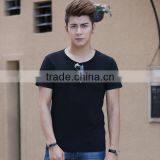 2015 New Thisisme Men T Shirt Casual Cotton Tee Shirt Men Short Sleeve Slim thumbnail-1