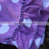 2016 New Baby Girl Purple White Dot Set Outfits With Matching Necklace and Headband Set thumbnail-3