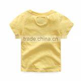 Wholesale Summer Cotton Short Sleeves Boys Kids Round Neck T-shirt thumbnail-5
