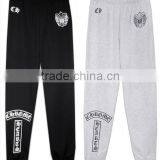 Wholesale Black Long Casual Pants With Customer Printed thumbnail-1