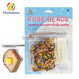 Diyfashion 5mm hama perler fuse beads Sundae set with puzzle iron paper and twezzer hama beads toys for kids 18031