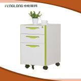 Office Used 2 Drawer Good Powder Coating Delicate Appearance Steel Filing Cabinet With Wheels thumbnail-1