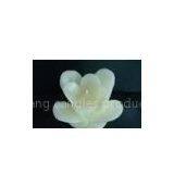 White Dinner Table Flower Decorative Carved Handmade Scented Candles