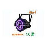 UV RGBWA 6 in 1 LED Par Cans for Stage Show Lighting for Studio , Theatre Lighting thumbnail-1
