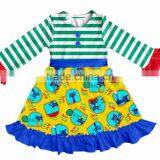 Boya Latest Smocked Children Clothing Wholesale Baby Girl Dresses Clothes Design thumbnail-3