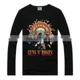 GUNS N ROSES men's shirts with long sleeves,3d printing t-shirt