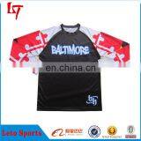 Factory Price Custom Softball Shirts/Full Sublimation Printing Long Sleeve Shirt thumbnail-3