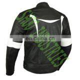 FactoryExtreme Pressido Mens Black Hoodie Biker Leather Jacket thumbnail-4