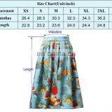 19 Colors ! Grace Karin Cheap Occident Short Retro Vintage Floral Print Cotton Skirt CL6294-3# thumbnail-6