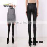 Five Pockets Design Slim Tight Leather Pants thumbnail-1