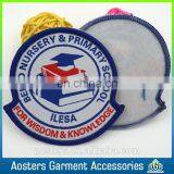 Wholesale Custom Private Woven Patches School Uniform Logo Name Badge thumbnail-4