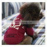 Cheap Pet Dog Embroidery Clothes 52 Fleece Coat Polo Shirt Puppy Hoodie thumbnail-2
