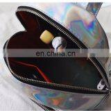 2020 Fashion Holographic Laser Shiny Bag Leather Rainbow Mini Backpack For Girl thumbnail-6