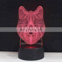 Acrylic 3D Illusion Lamp LED Club Night Light for Children